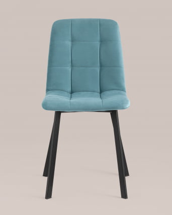 Стул Oliver Square велюр Пыльно-голубой_3